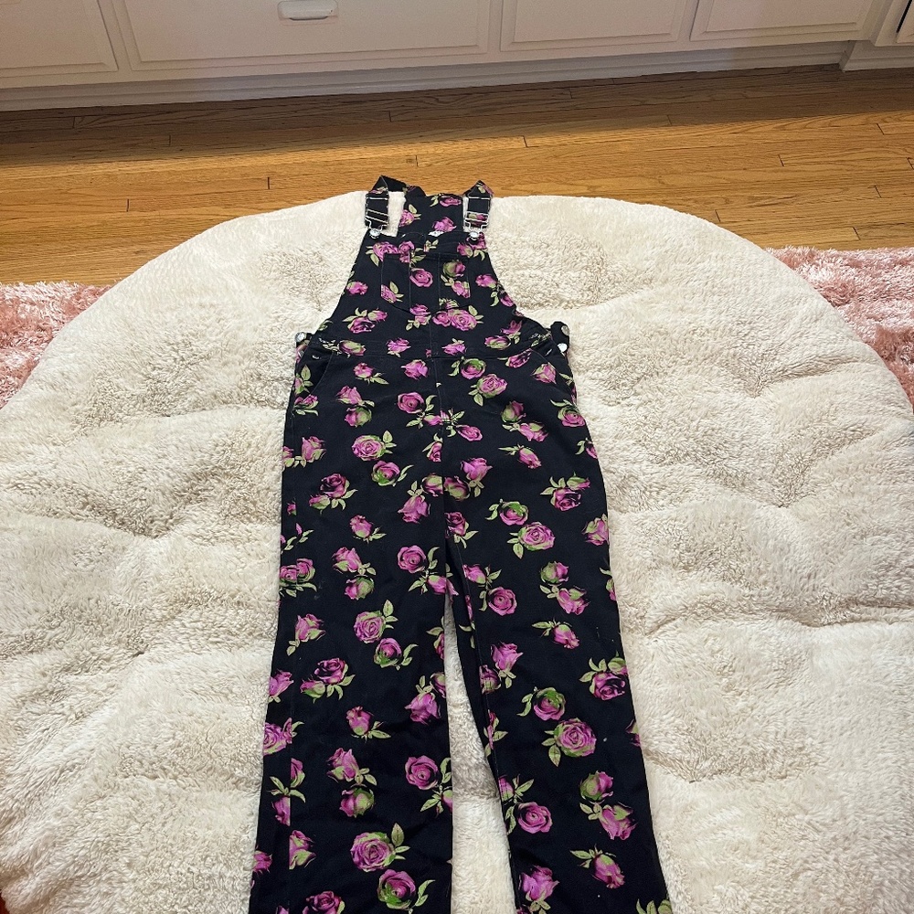 Delia’s rose overalls